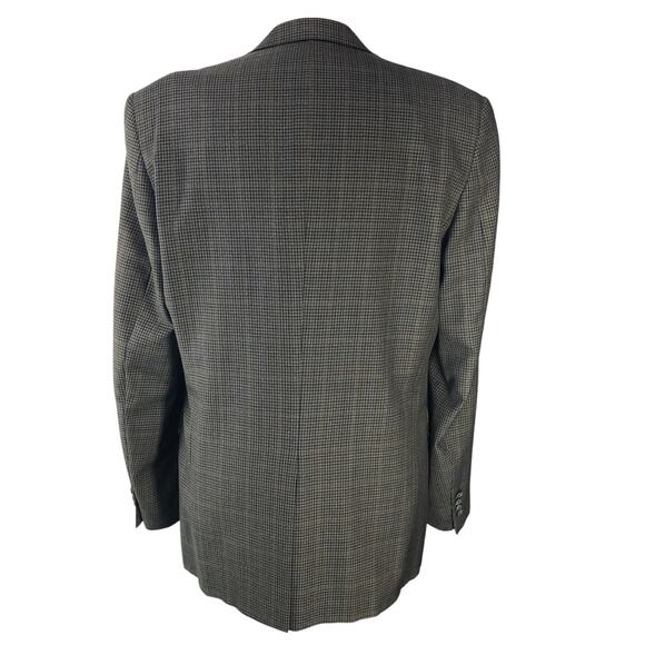 Hart Schaffner Marx HSM Gold Trumpeter Mens Size 42XL Sport Coat Microcheck - Picture 7 of 16